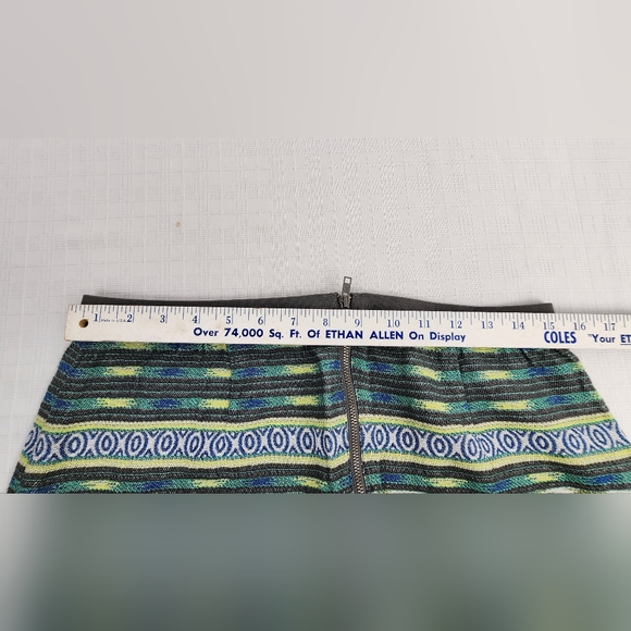 VINTAGE AMERICAN EAGLE OUTFITTERS WOMEN'S MINI SKIRT, SIZE 8, MULTICOLOR - Picture 10 of 10